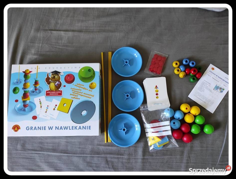 Granie w nawlekanie rozwój motoryki małej sowa mazowieckie