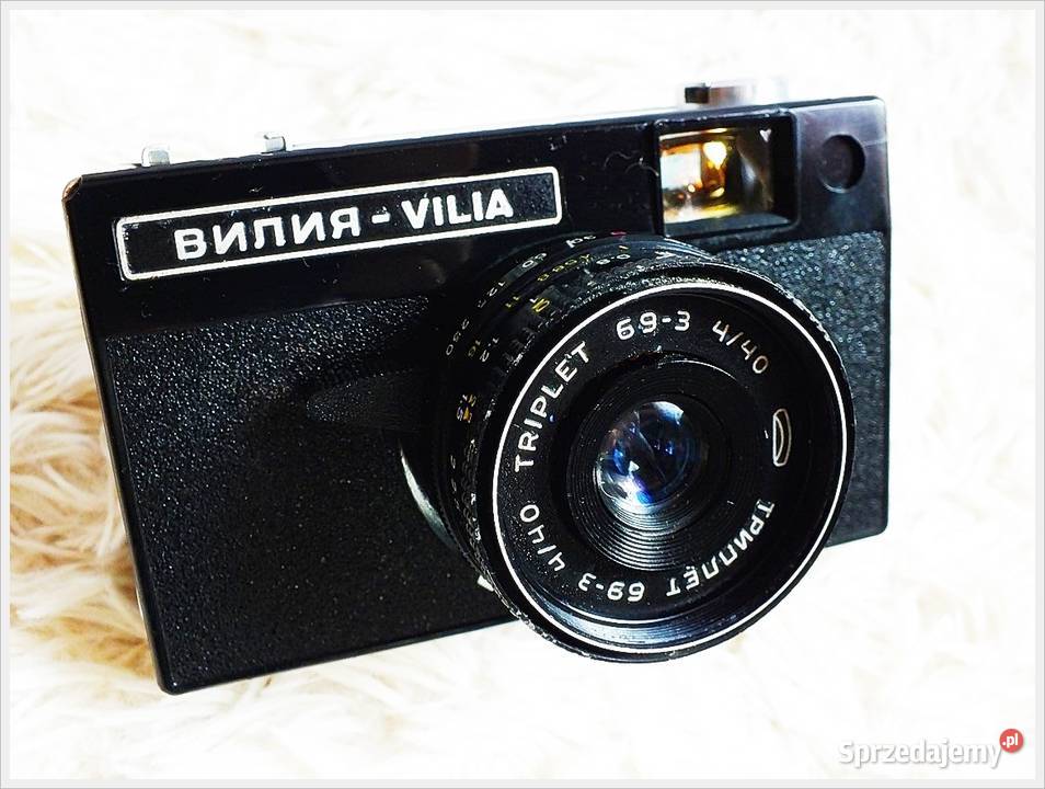 Stary aparat fotograficzny VILIA etui USSR z lat Aparaty lubuskie Żary sprzedam