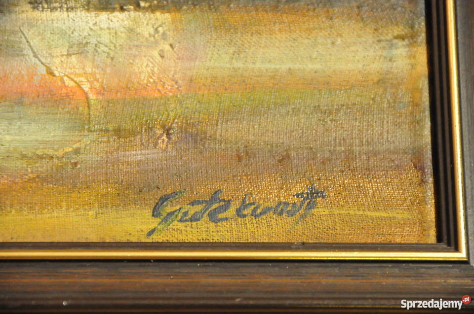 Piękny obraz Barbary Gutekunst Wrocław sprzedam