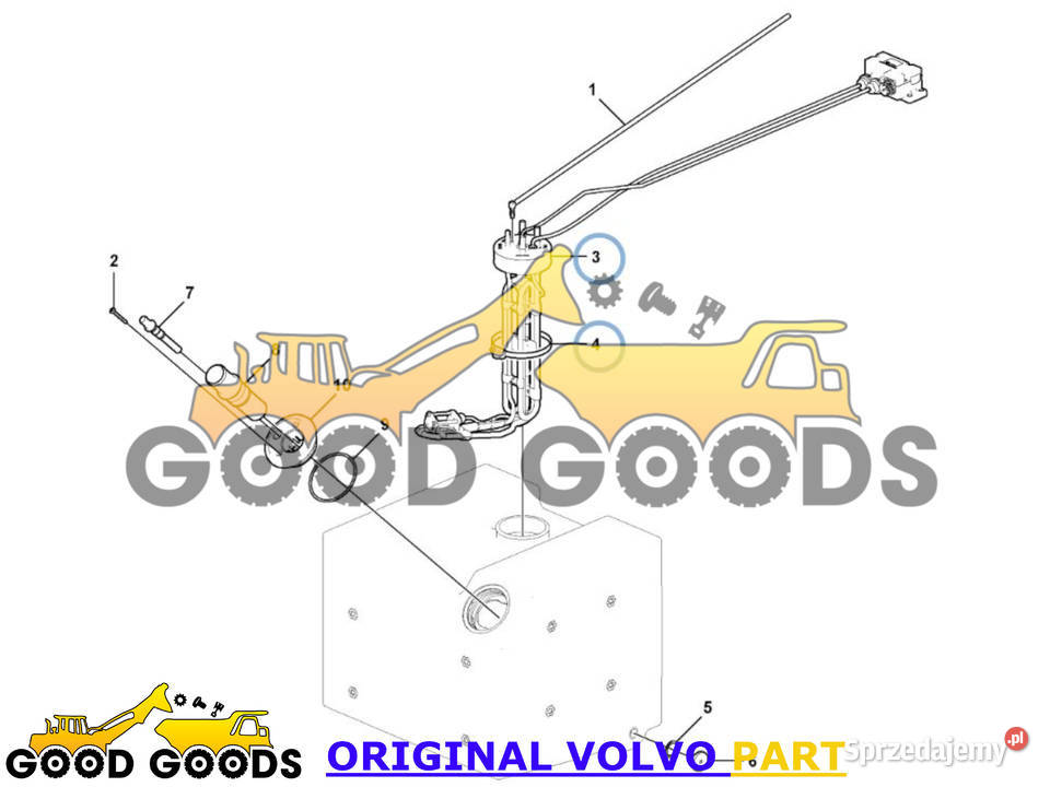 VOLVO CZUJNIK POZIOMU TEMPERATURY ADBLUE