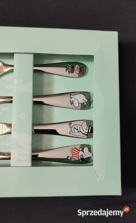 MUMINKI sztućce dzieci Rodzina zestaw 4 el Sztućce Jasień