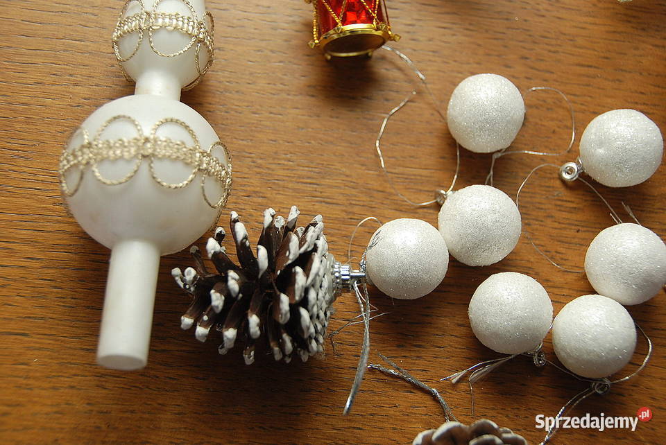 Bombki choinkowe 17 ozdoby świąteczne zestaw Warszawa