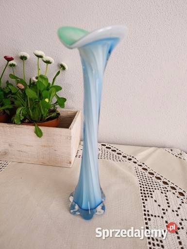 Wazon Kalia sękacz PRL Ząbkowice Murano warmińsko-mazurskie Olsztyn sprzedam