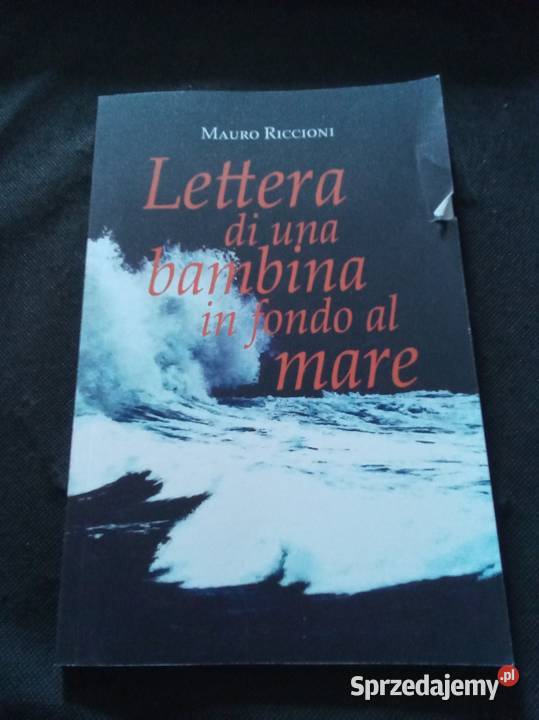 Lettera di una bambina in fondo al mare włosku miękka Warszawa