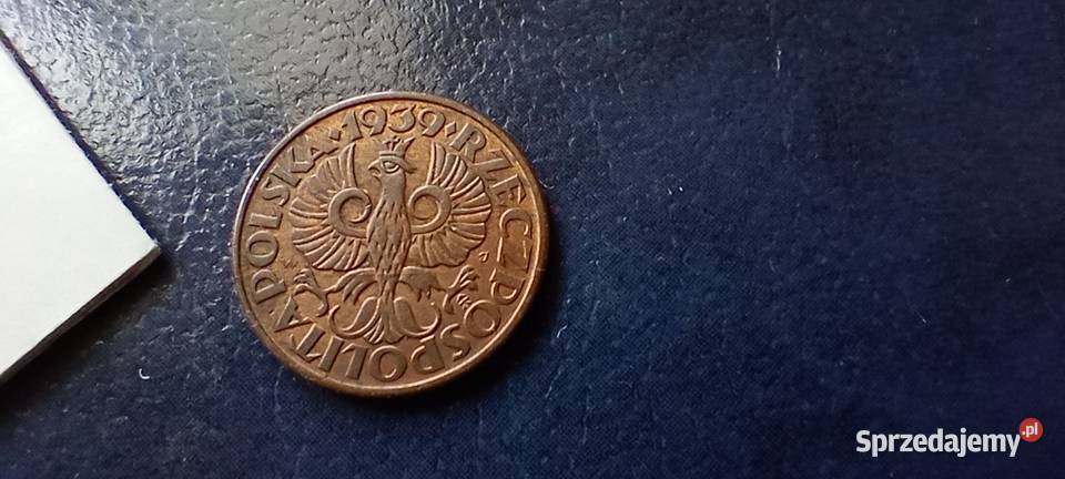 Stare monety 2 grosze 1939 2RP Polska piękna podkarpackie Lesko sprzedam