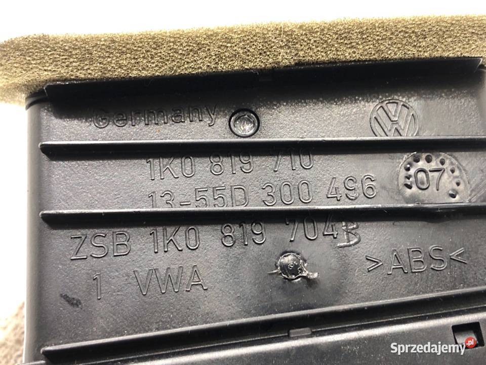 KRATKA NAWIEWU PRAWY PRZÓD VW GOLF V 1K0819710 podkarpackie sprzedam