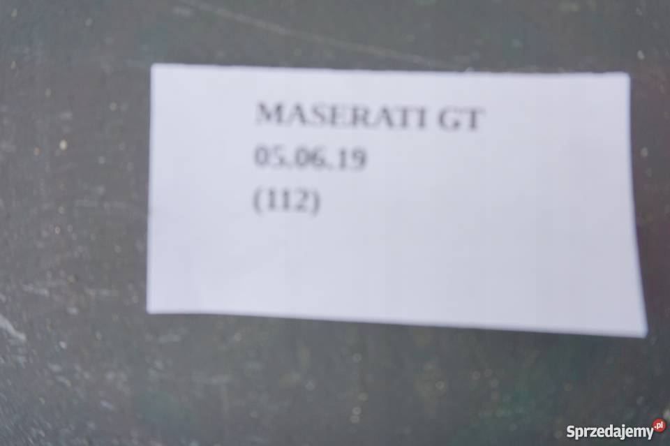 WYKŁADZINA TAPICERKA MASERATI GRANTURISMO Nowy Tomyśl