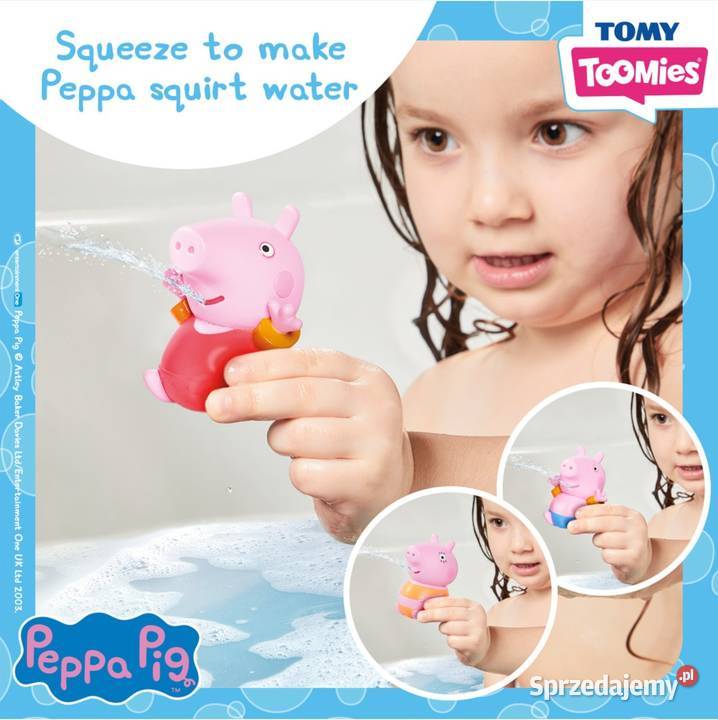 Świnka Peppa Pig Polewaczka Zabawka Sikawka do Mogilany