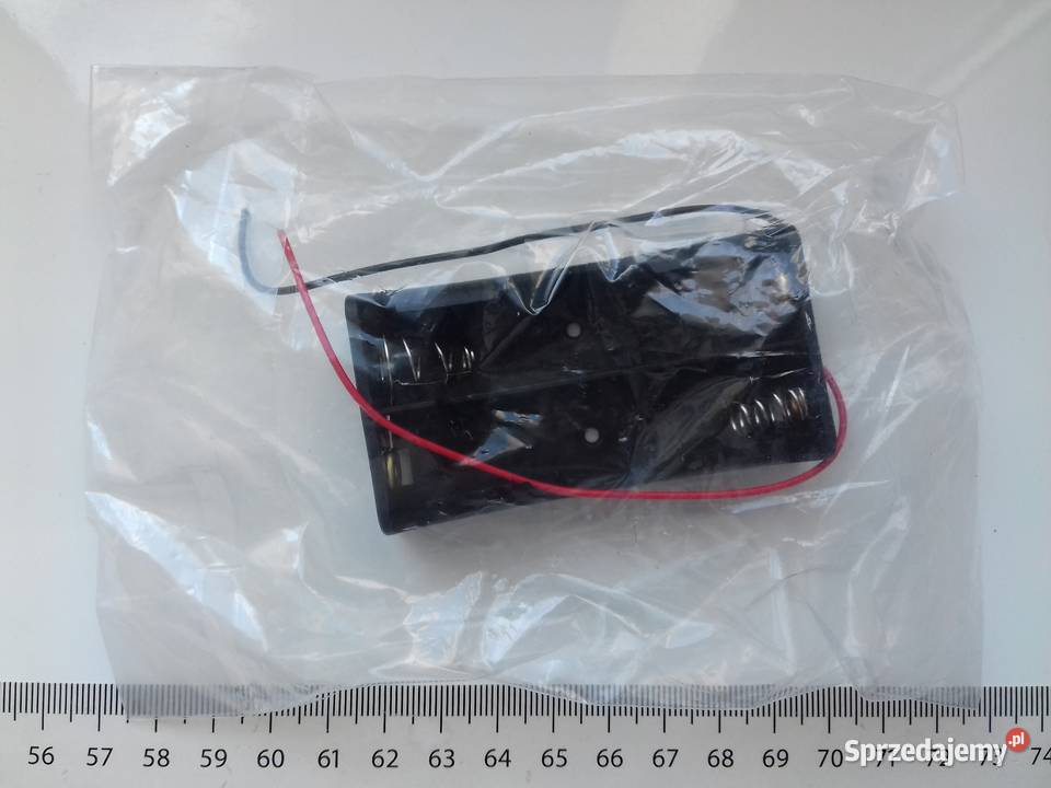 Koszyk mocowanie na akumulatory 18650 z kablami Elektronika kujawsko-pomorskie