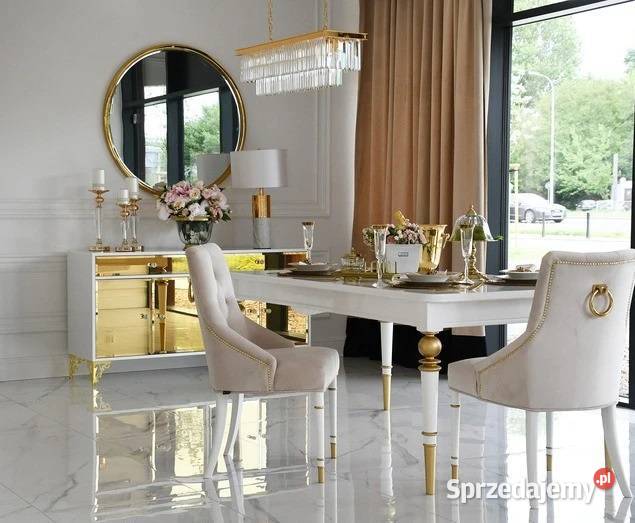 Stół glamour rozkładany stylowy elegancki sprzedam