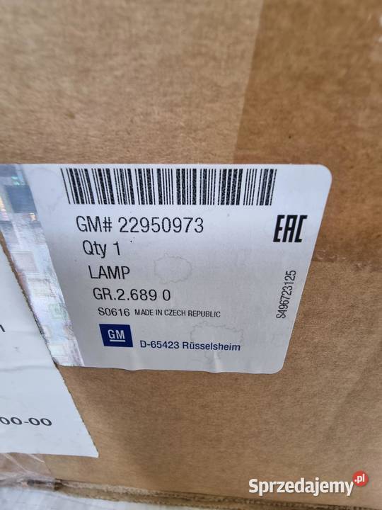 OPEL INSIGNIA A KOMBI 22950973 LAMPA TYŁ LEWA kujawsko-pomorskie