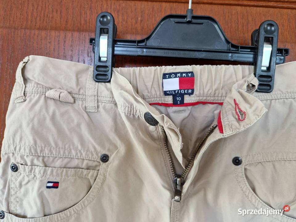 Spodenki szorty beżowe Tommy Hilfiger rozmiar 10 małopolskie Bibice sprzedam