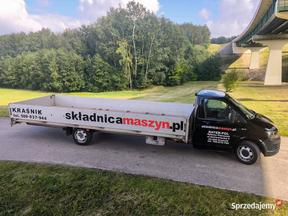 VW Transporter T6 skrzyniowy MAXI XXL FGS, długa skrzynia 610cmx230cm