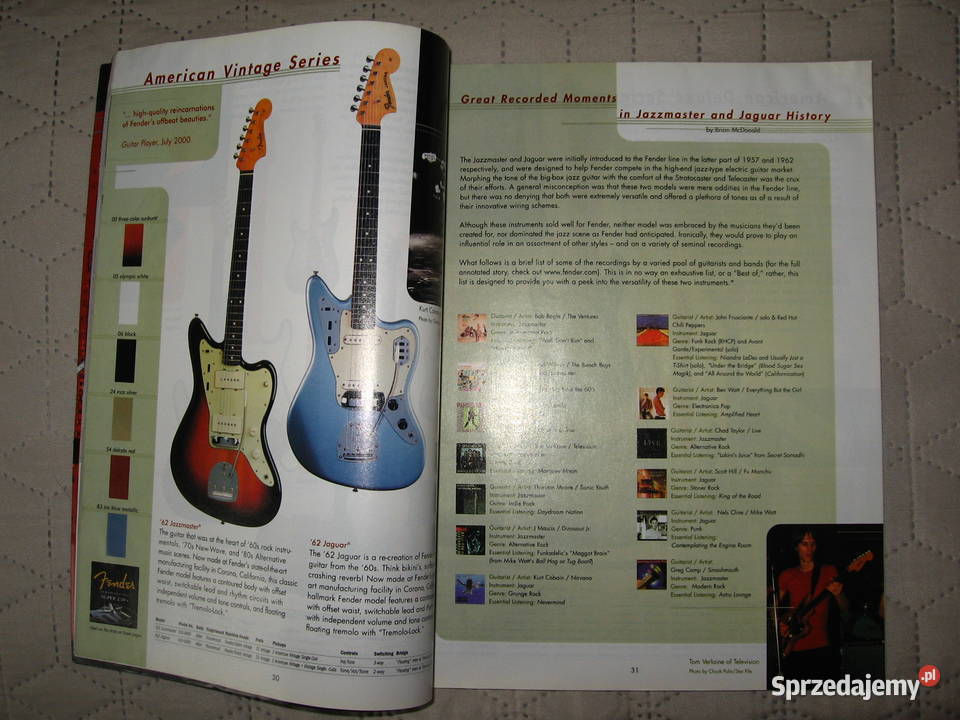 Fender Frontline 2001 De Armond Squier Benedetto Fender Kępice