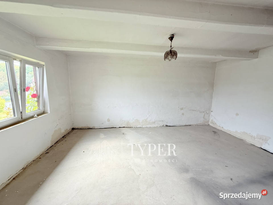 Wola Lubecka dom 100m2 widokowa działka Rok budowy 1950 sprzedam