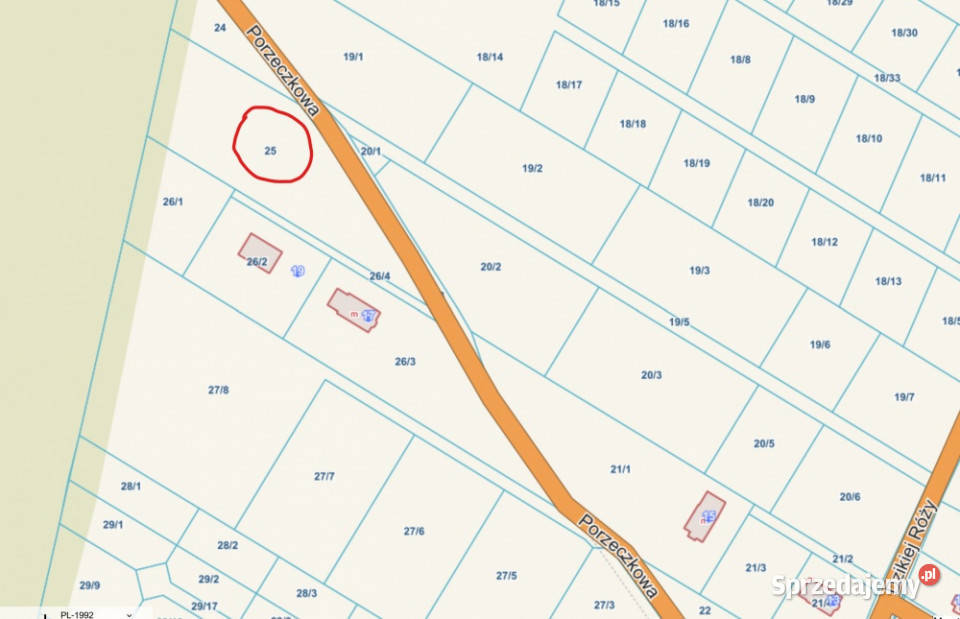 Pomiechówek Wymysły 4332m2 budowlana 38 do