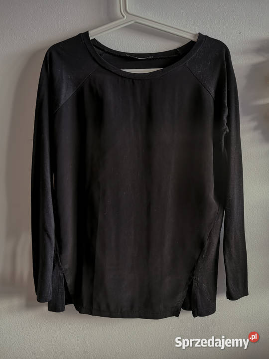 Czarna damska bluzka uniwersalna czarny Bluzki i koszule pomorskie Reda
