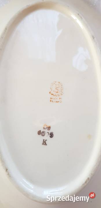 Porcelitowy półmisek Chodzież PRL Ruda Śląska