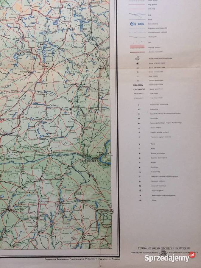 2602 Mapa Krajoznawcza Polski Szczecin