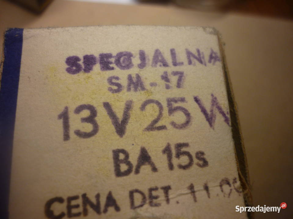Żarówka specjalna SM17 13V 25 W sprzedam