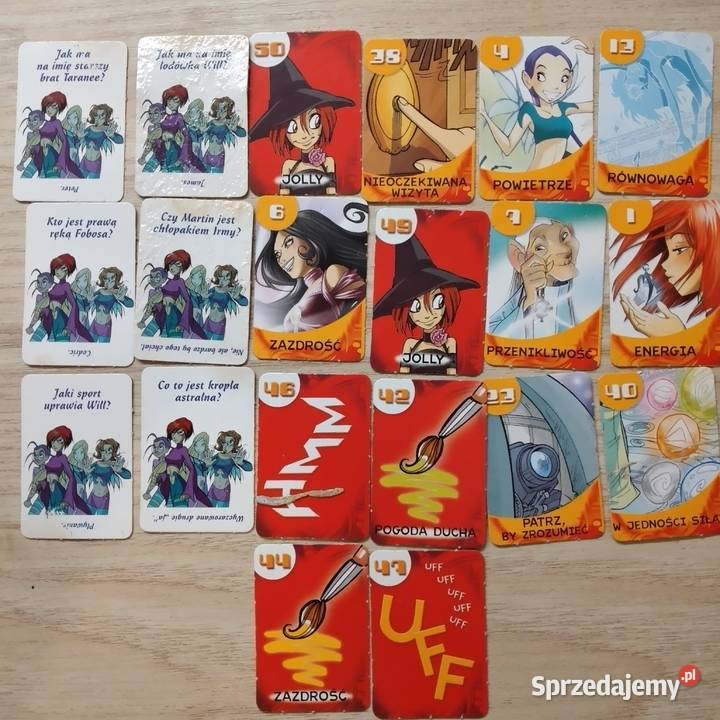 książkiplatykarty Czarodziejki Witch Bukowno sprzedam