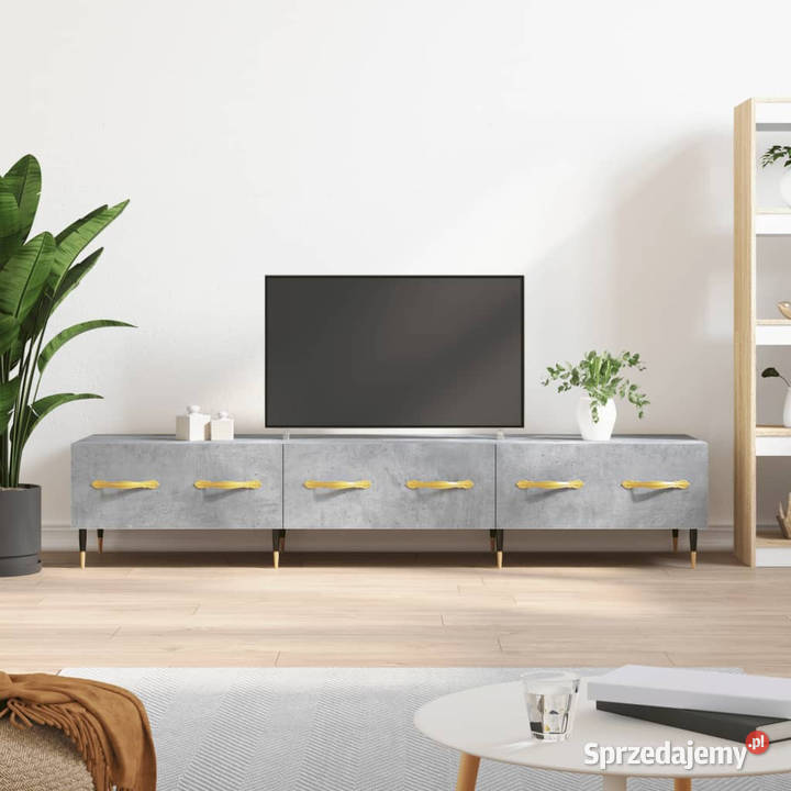 Szafka pod TV szarość betonu 150x36x30 WM829136 Warszawa