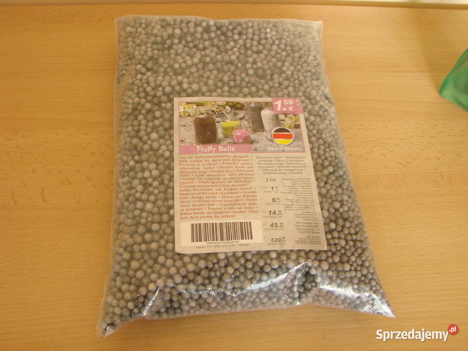 Dekoracja do rozsypania 2L kolor szary