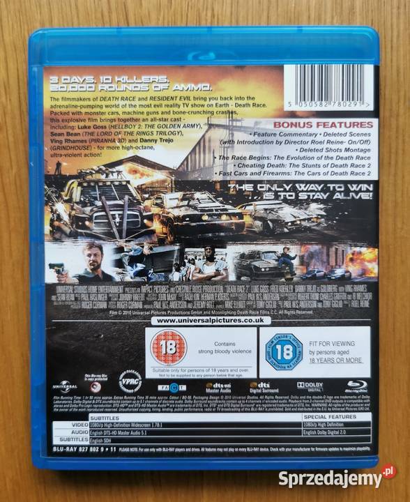 Death Race 2 Wyścig Śmierci 2 Bluray En 2010 łódzkie Parzęczew