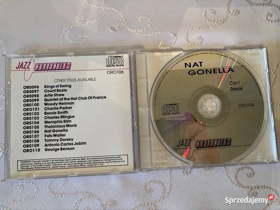 Płyta Cd Album Nat Gonella I Cant Dance Jazz śląskie Czerwionka-Leszczyny sprzedam