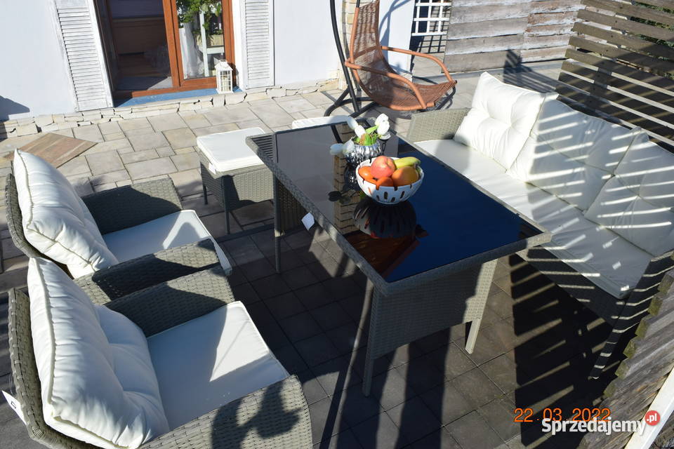 zestaw ogrodowy technorattan ODESSA sofa 3 2 małopolskie Bosutów sprzedam
