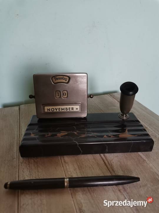 Kalendarz wieczny Art Deco z lata 30 tych Kraków