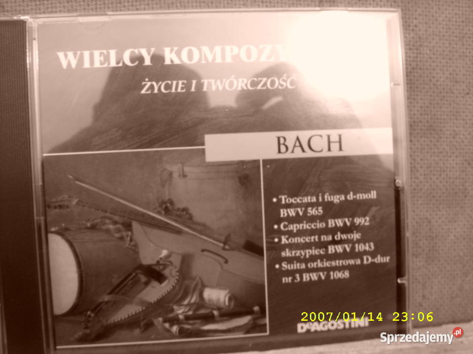 Klasyczna CD WIELCY KOMPOZYTORZY 6 BACH 2 CD