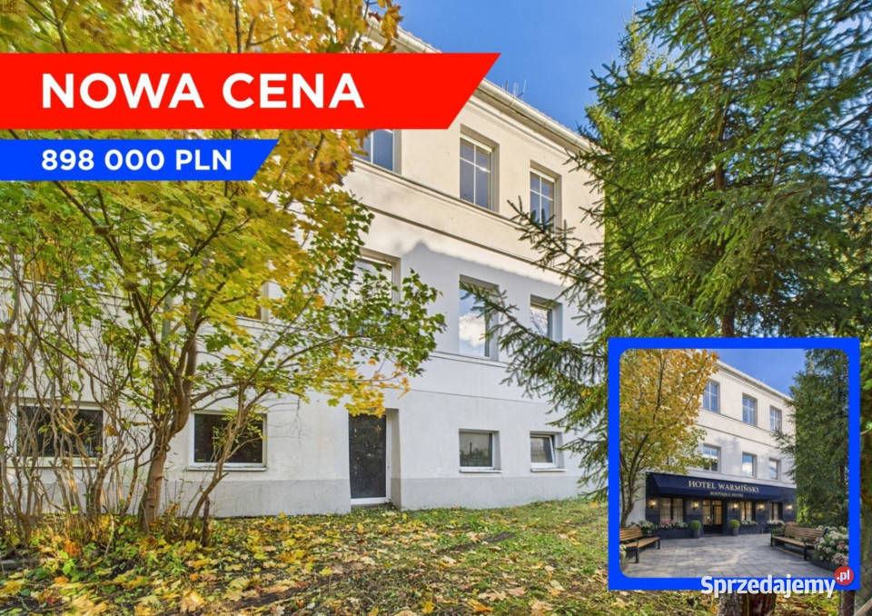 XIXwieczna kamienica z widokiem na zamek Lidzbark Warmiński