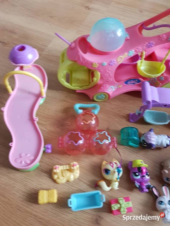 Littlest pet shop zestaw z autem