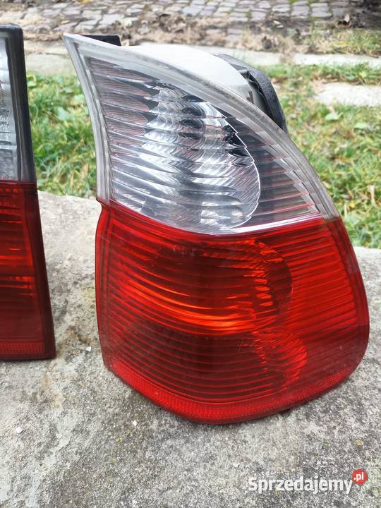 Komplet lamp tył BMW X5 e53 lift biały kierunek podkarpackie Rzeszów