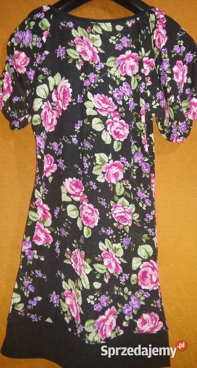 Tunikabluzka czarna w kwiatySM łódzkie Łódź