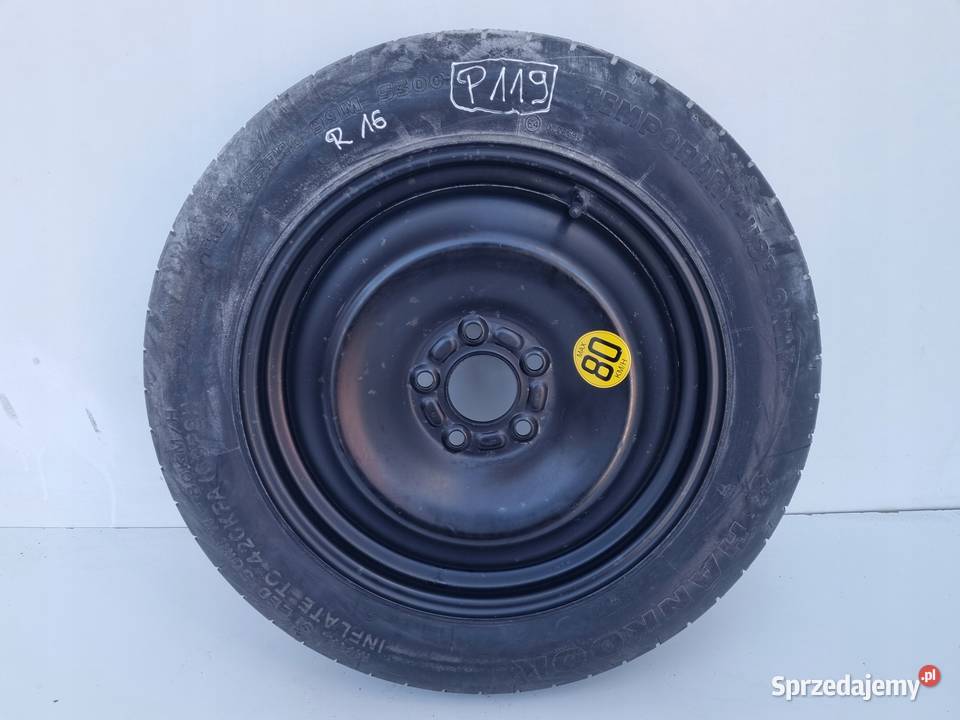 KOŁO ZAPASOWE DOJAZDOWE 12585 R16 FordFocus Mk2 Rudka
