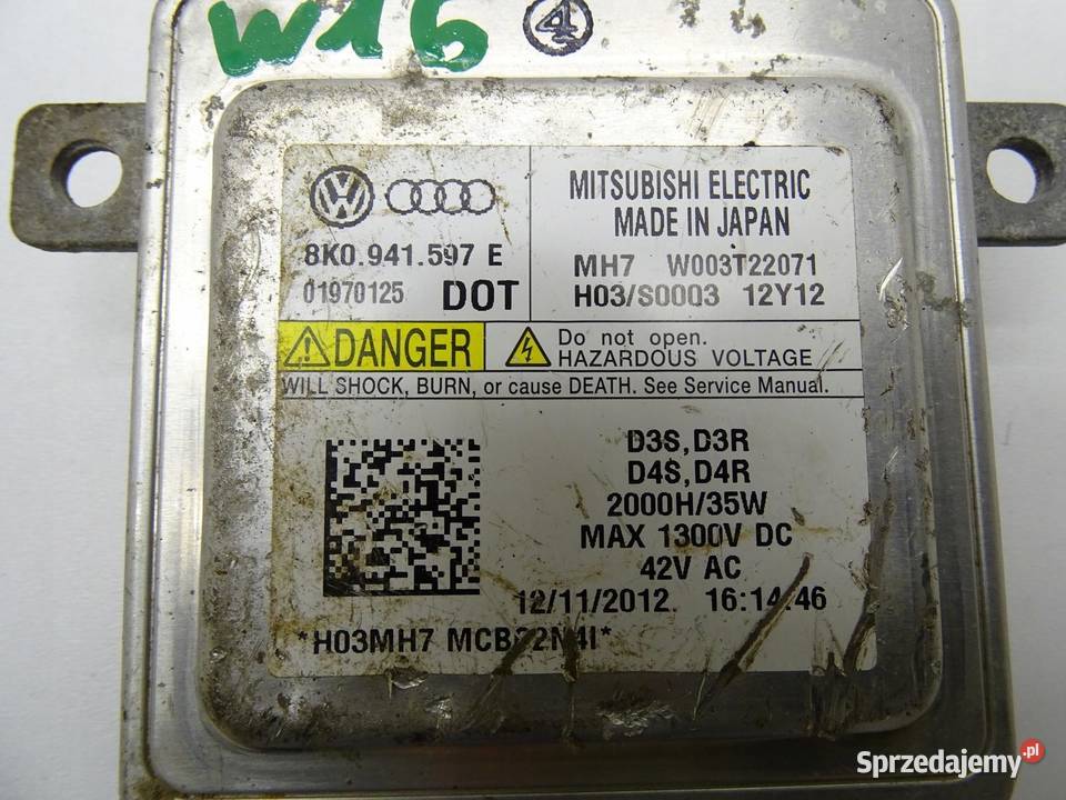 PRZETWORNICA LAMPY XENON AUDI A4 B8 A5 8T