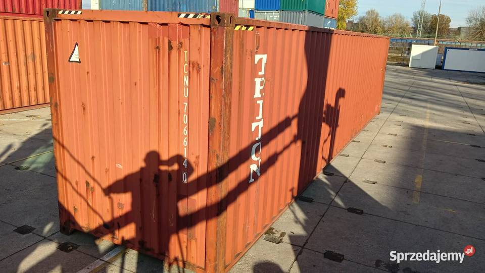Kontener morski 12 metrowy 40 HC Pewny Kontener Płock sprzedam