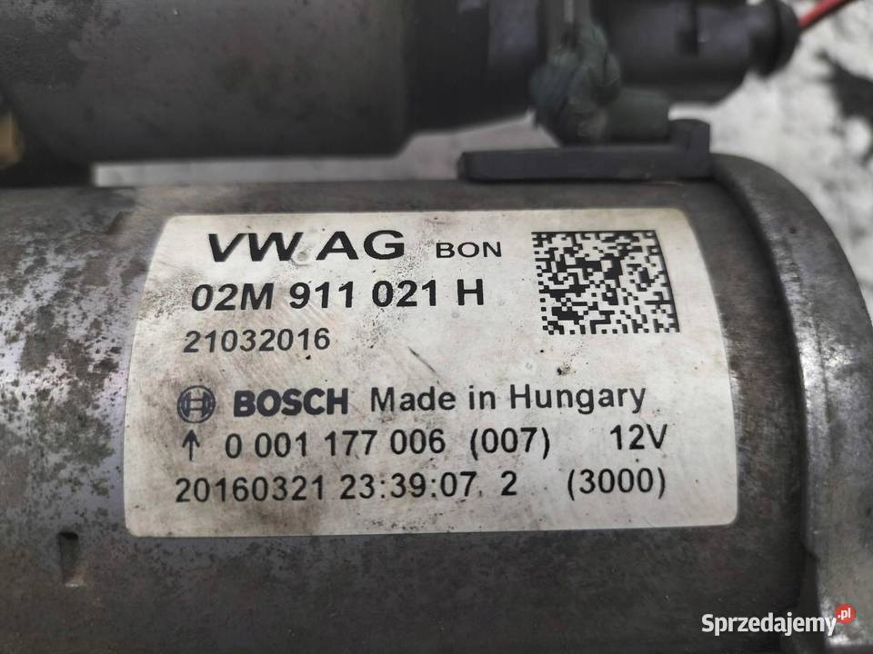 ROZRUSZNIK 02M911021H 10 MPI Skoda Citigo I 2011