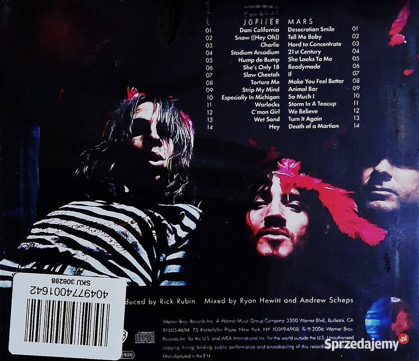Album 2 X CD Stadium Arcadium RED HOT CHILLI Warszawa