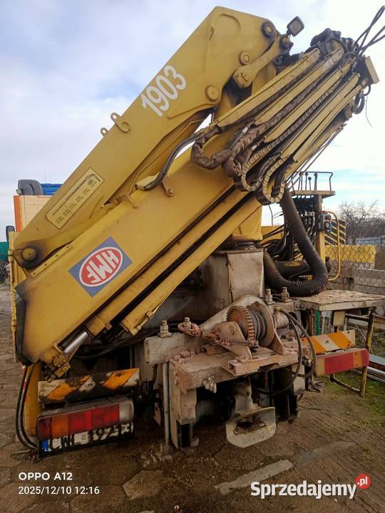 Żuraw hmf 19044 wysuwy podpory udt zasięg 129m diesel Probostwo Górne