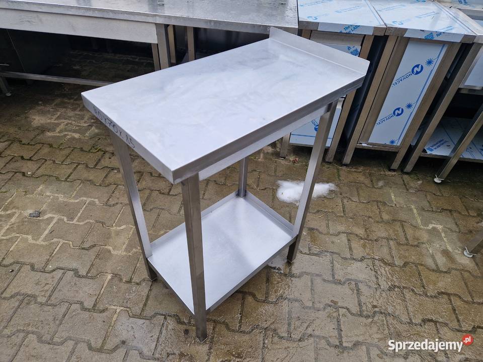 STÓŁ GASTRONOMICZNY Z PÓŁKĄ PRZYŚCIENNY 407085 sprzedam