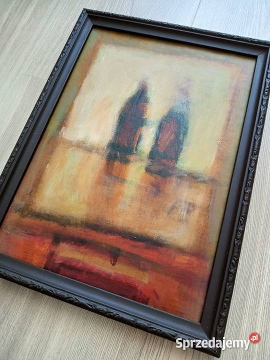 Stary obraz abstrakcja 225x315 Jagoda Adamus Kraków