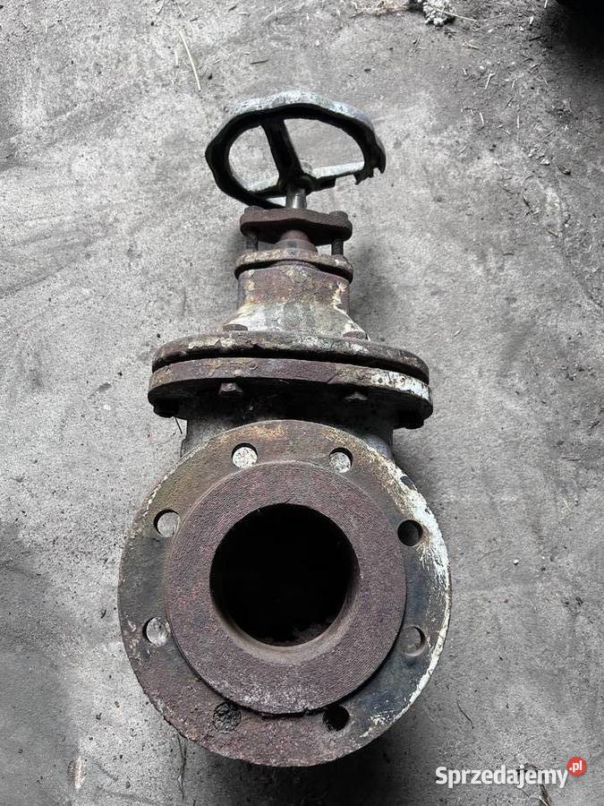 Zasuwa klinowa DN 80 demontażu szklarni Śmigiel