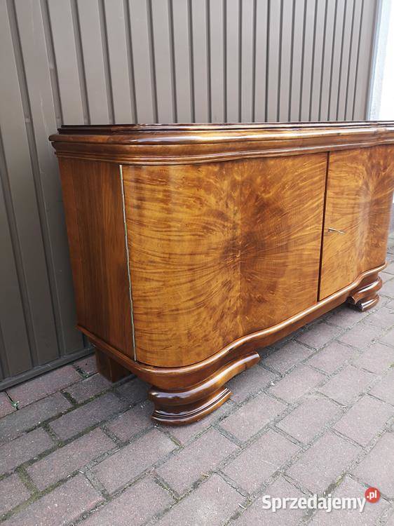 Komoda ARTDECO RTV Niska Orzech Stara Antyk wielkopolskie Swarzędz sprzedam