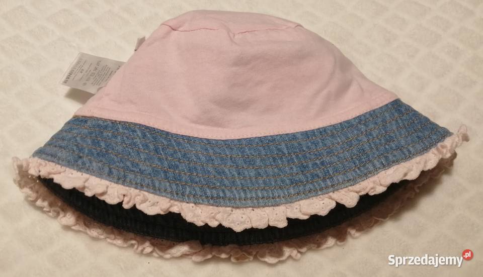 Kapelusik dziewczęcy dżinsowy HM 80 44 Odzież Czeladź