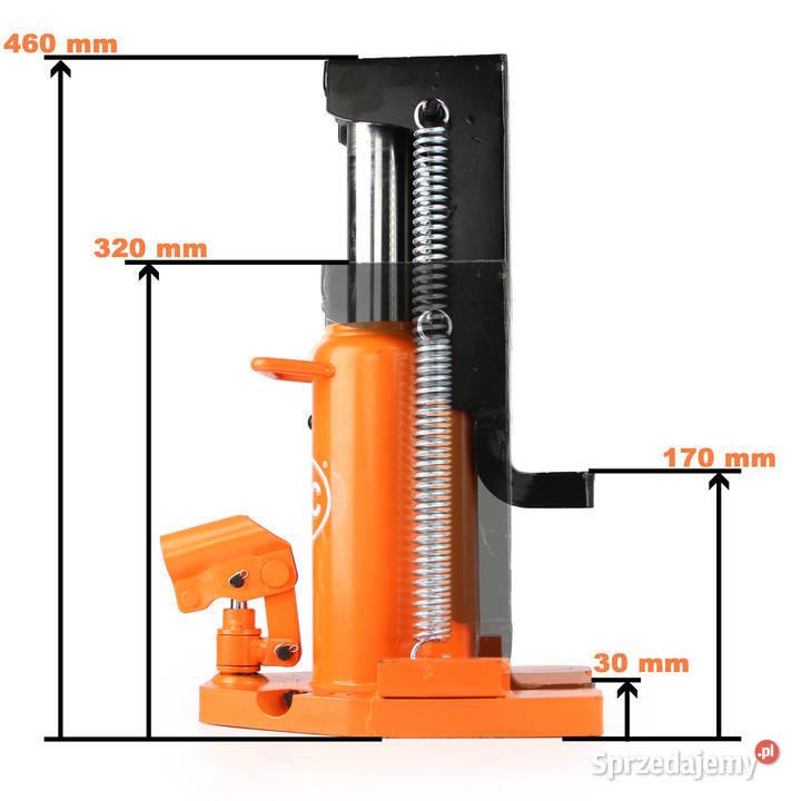 Podnośnik hydrauliczny boczne podnoszenie na Lubanie sprzedam