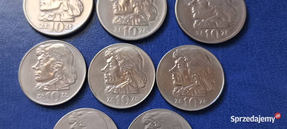 Stare monety 10 złotych Tadeusz Kościuszko 8 Lesko