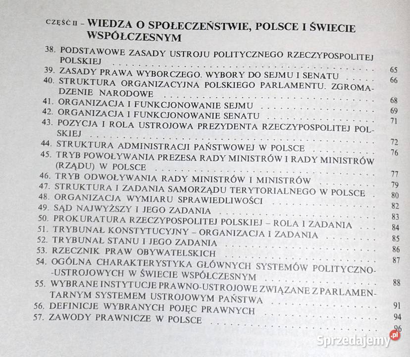 Historia najnowsza wiedza o społeczeństwie R sprzedam
